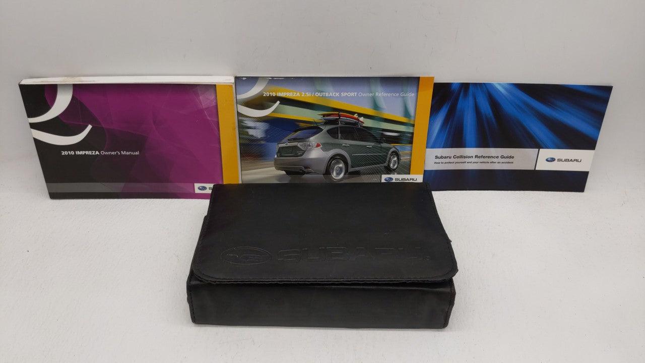 2010 Subaru Impreza Owners Manual Book Guide OEM Used Auto Parts - Oemusedautoparts1.com