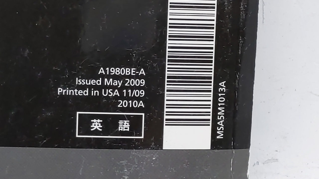 2010 Subaru Impreza Owners Manual Book Guide OEM Used Auto Parts - Oemusedautoparts1.com