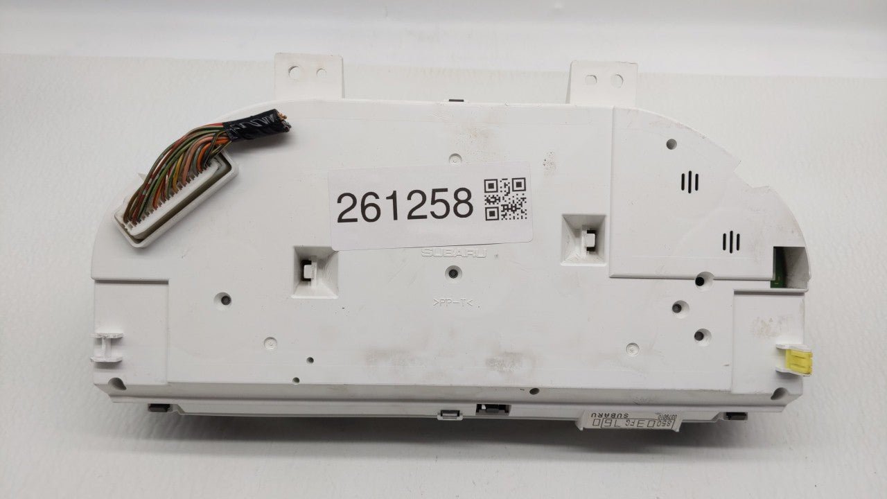 2010-2011 Subaru Impreza Instrument Cluster Speedometer Gauges P/N:85003FG760 Fits Fits 2010 2011 OEM Used Auto Parts - Oemu