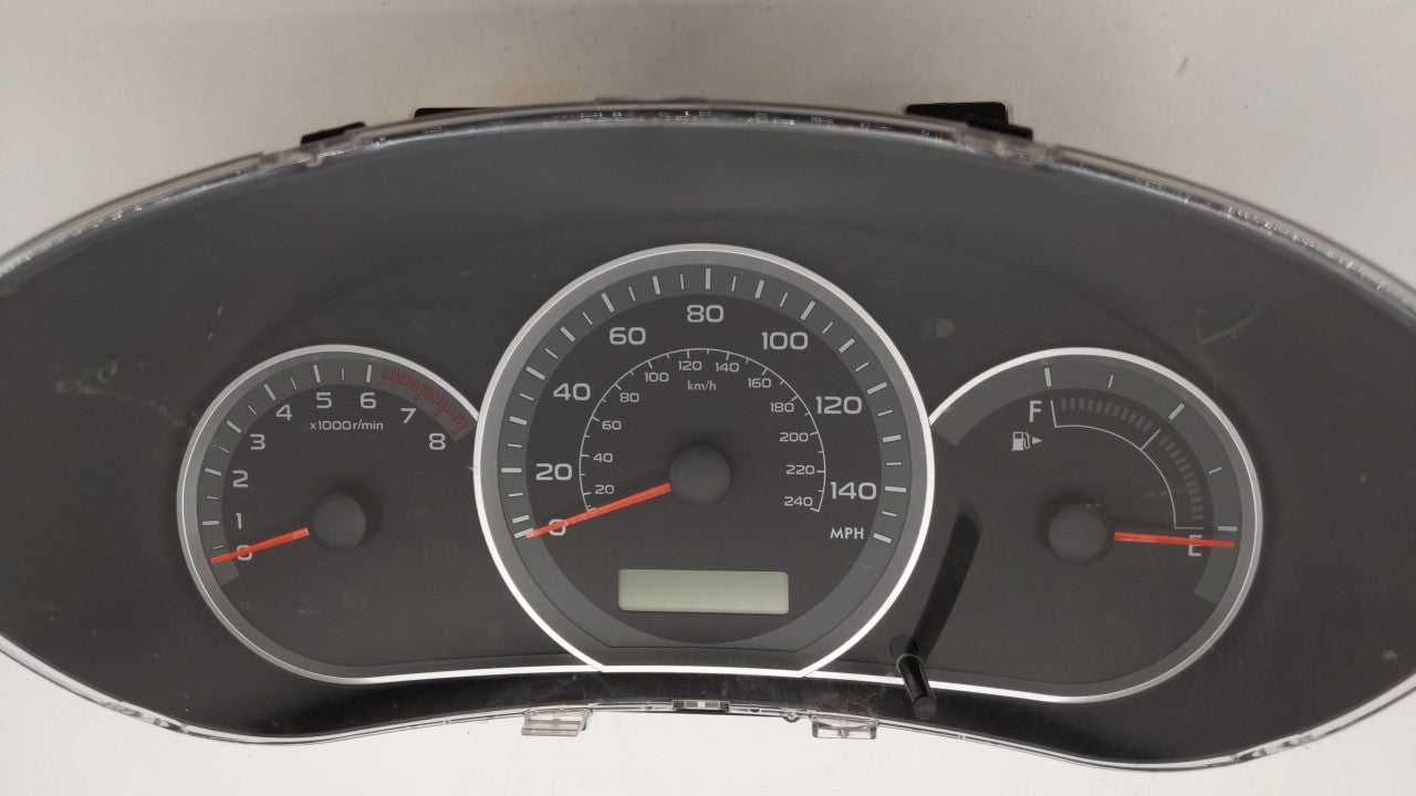 2010-2011 Subaru Impreza Instrument Cluster Speedometer Gauges P/N:85003FG750 85003FG750 Fits Fits 2010 2011 OEM Used Auto P