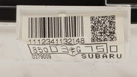 2010-2011 Subaru Impreza Instrument Cluster Speedometer Gauges P/N:85003FG750 85003FG750 Fits Fits 2010 2011 OEM Used Auto P
