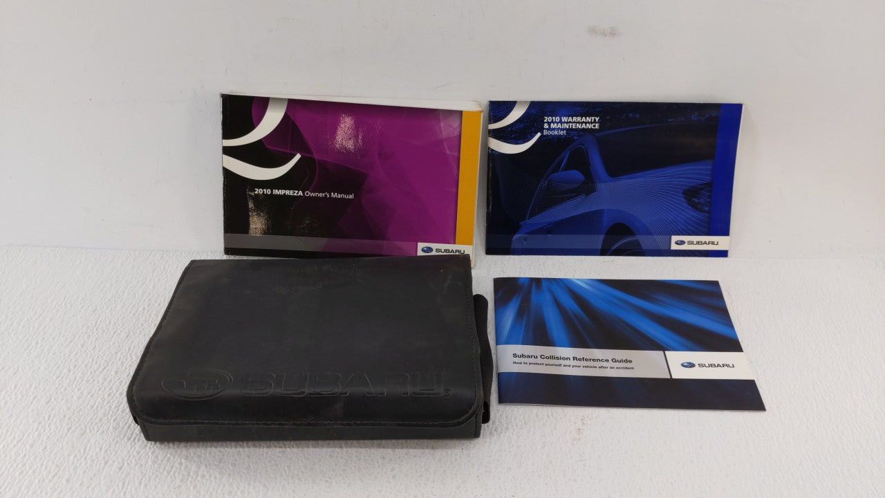 2010 Subaru Impreza Owners Manual Book Guide OEM Used Auto Parts - Oemusedautoparts1.com