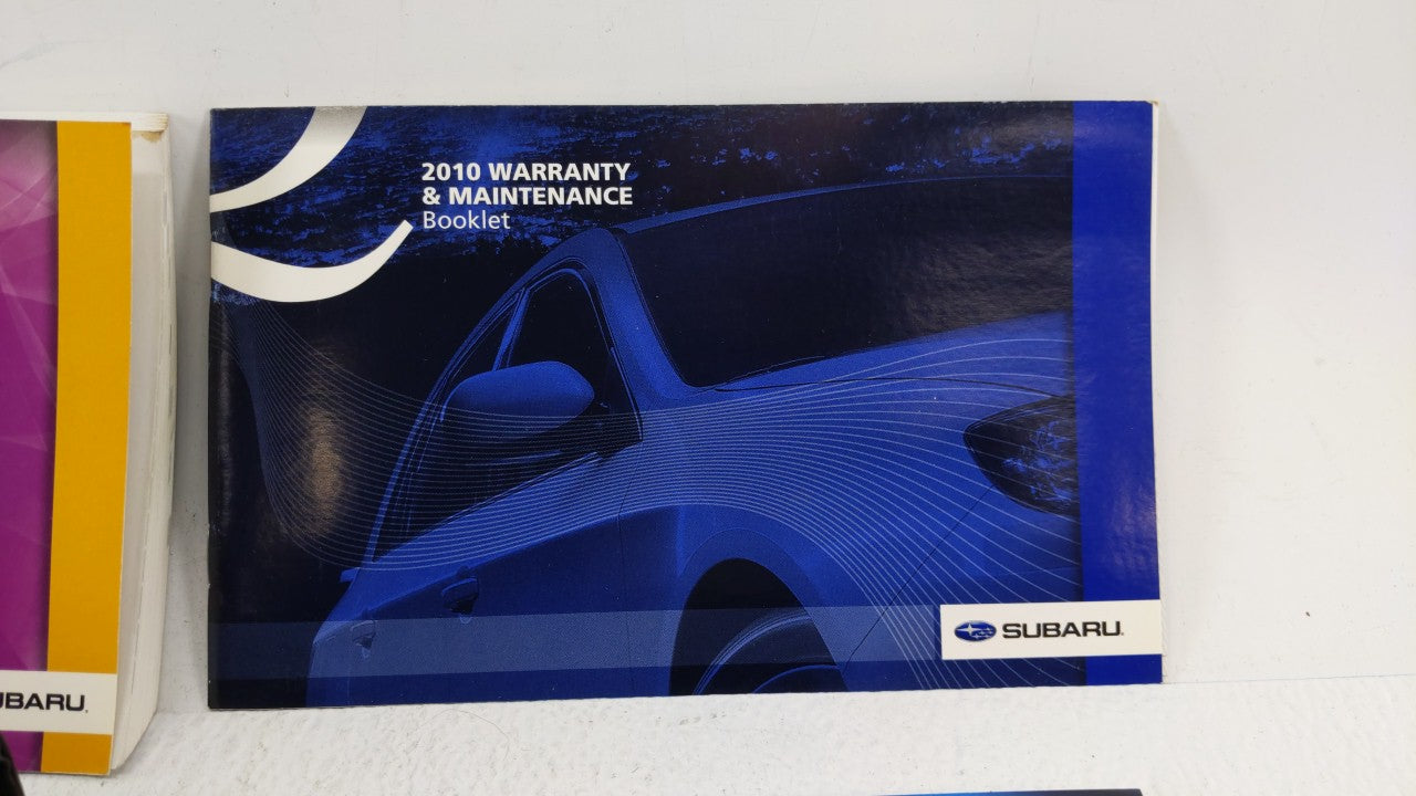 2010 Subaru Impreza Owners Manual Book Guide OEM Used Auto Parts - Oemusedautoparts1.com