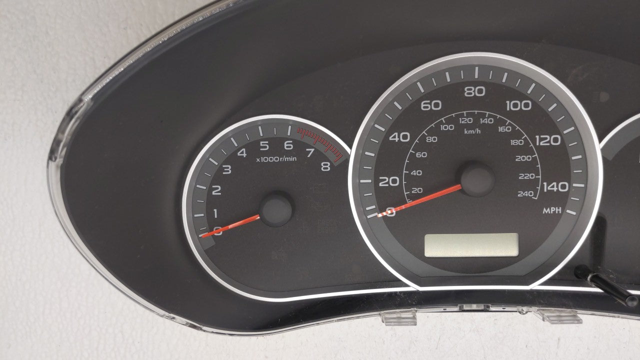 2010-2011 Subaru Impreza Instrument Cluster Speedometer Gauges P/N:85003FG750 85003FG750 Fits Fits 2010 2011 OEM Used Auto P