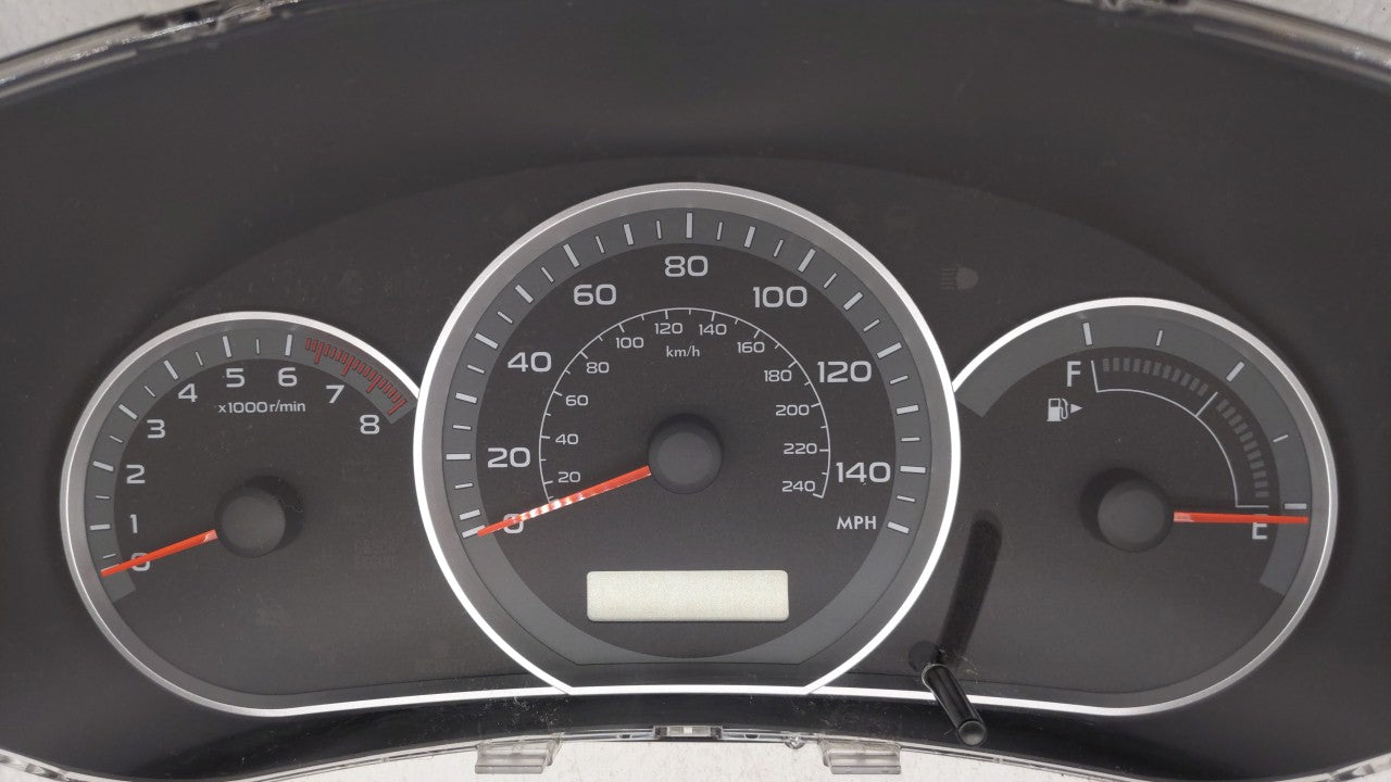 2010-2011 Subaru Impreza Instrument Cluster Speedometer Gauges P/N:85003FG750 85003FG750 Fits Fits 2010 2011 OEM Used Auto P