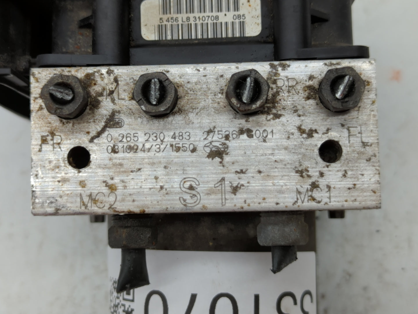 2008-2011 Subaru Impreza ABS Pump Control Module Replacement P/N:27536FG001 Fits Fits 2008 2009 2010 2011 OEM Used Auto Part