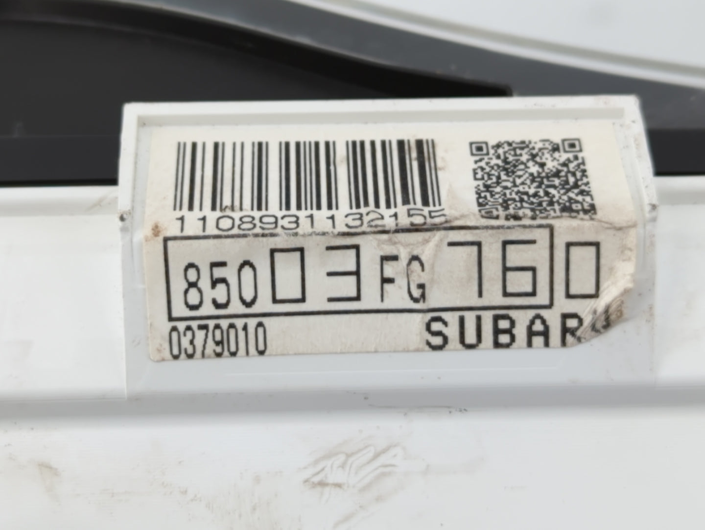 2010-2011 Subaru Impreza Instrument Cluster Speedometer Gauges P/N:85003FG760 Fits Fits 2010 2011 OEM Used Auto Parts - Oemu
