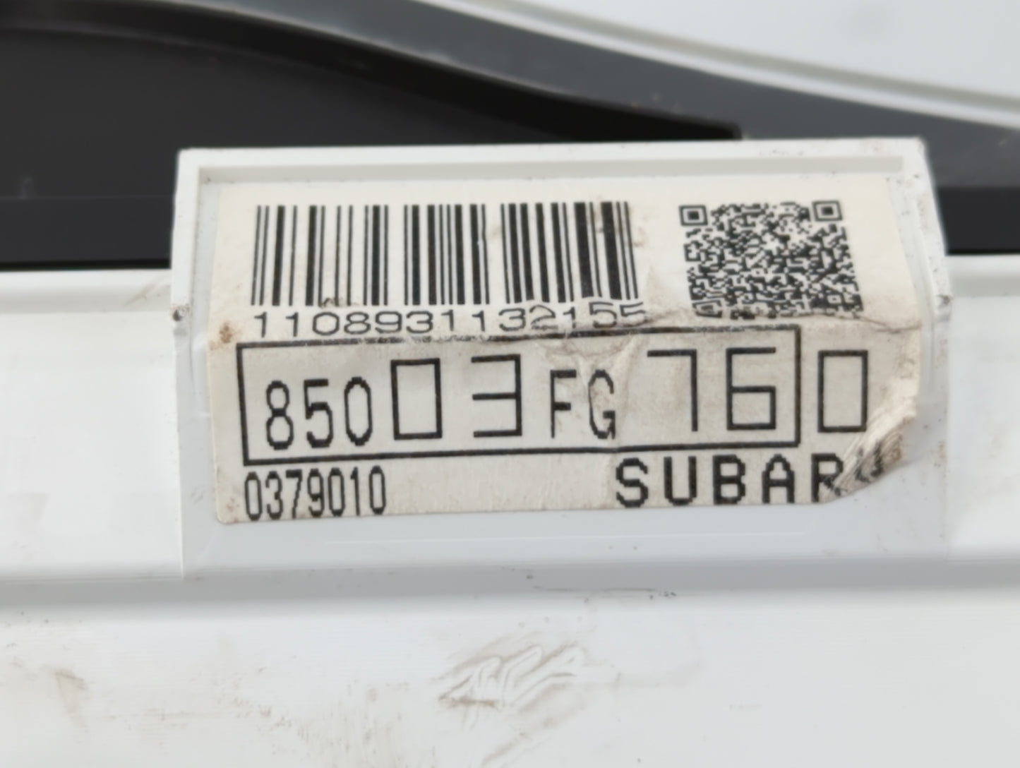 2010-2011 Subaru Impreza Instrument Cluster Speedometer Gauges P/N:85003FG760 Fits Fits 2010 2011 OEM Used Auto Parts - Oemu