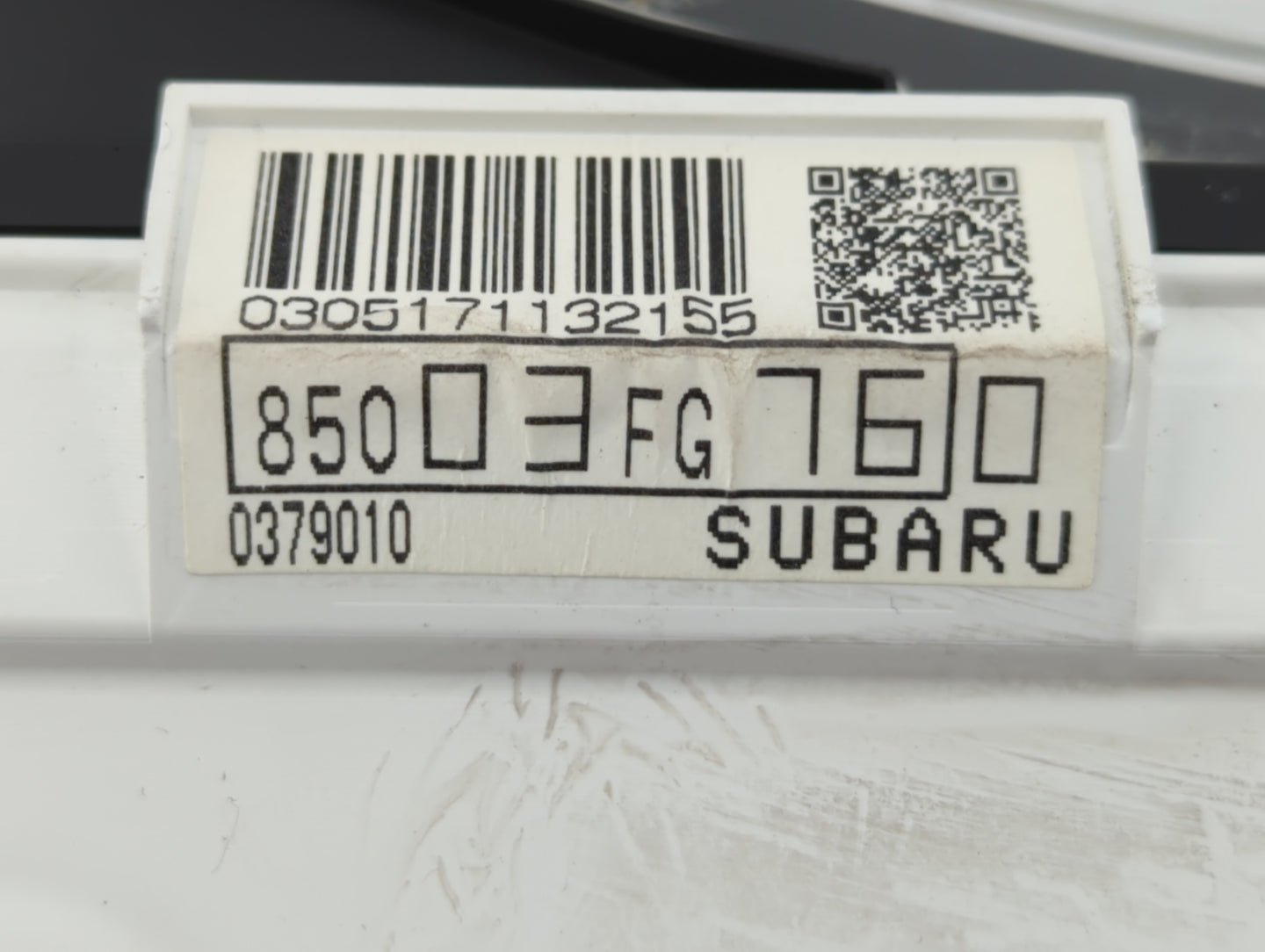 2010-2011 Subaru Impreza Instrument Cluster Speedometer Gauges P/N:85003FG760 Fits Fits 2010 2011 OEM Used Auto Parts - Oemu
