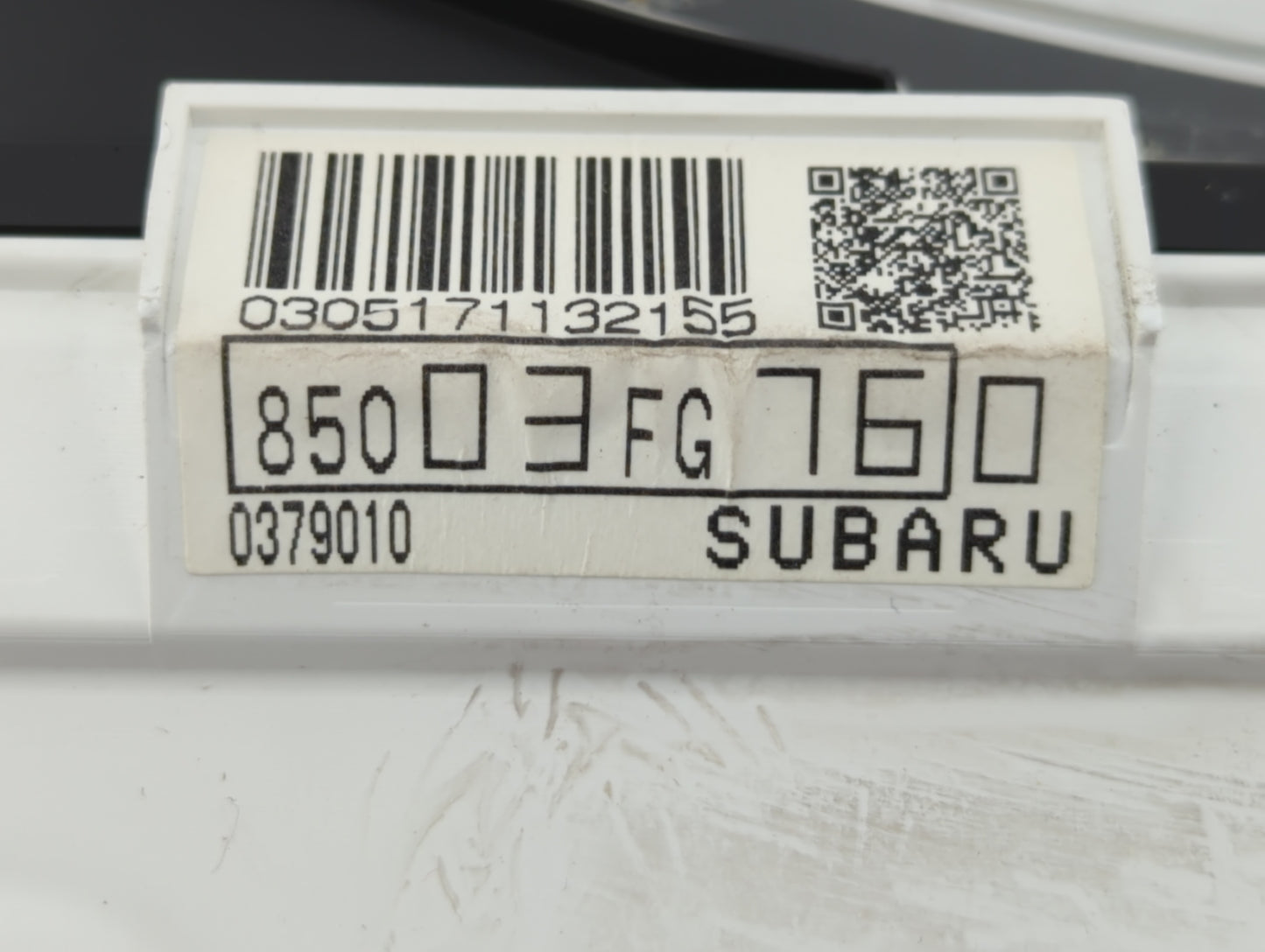 2010-2011 Subaru Impreza Instrument Cluster Speedometer Gauges P/N:85003FG760 Fits Fits 2010 2011 OEM Used Auto Parts - Oemu