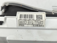 2010-2011 Subaru Impreza Instrument Cluster Speedometer Gauges P/N:8503FG750 Fits Fits 2010 2011 OEM Used Auto Parts - Oemus
