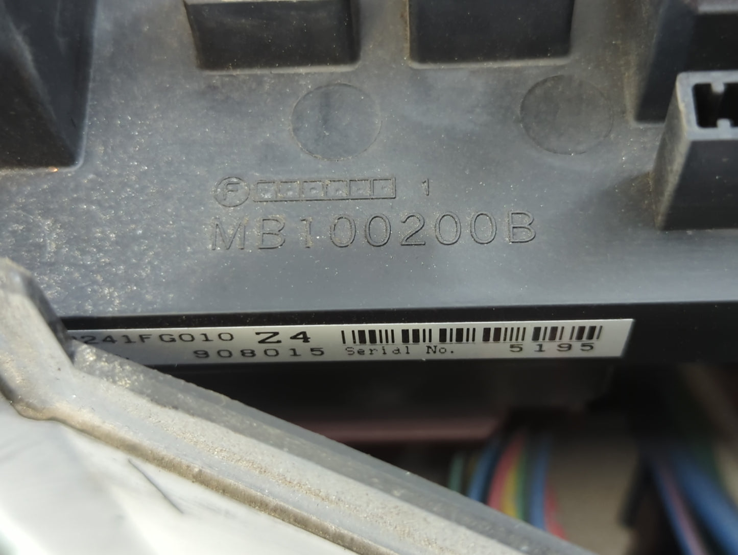 2008-2011 Subaru Impreza Fusebox Fuse Box Panel Relay Module P/N:MB100200B Fits Fits 2008 2009 2010 2011 OEM Used Auto Parts