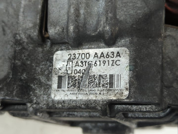 2010-2012 Subaru Legacy Alternator Replacement Generator Charging Assembly Engine OEM P/N:23700 AA63A Fits Fits 2010 2011 2012 OEM Used Auto Parts