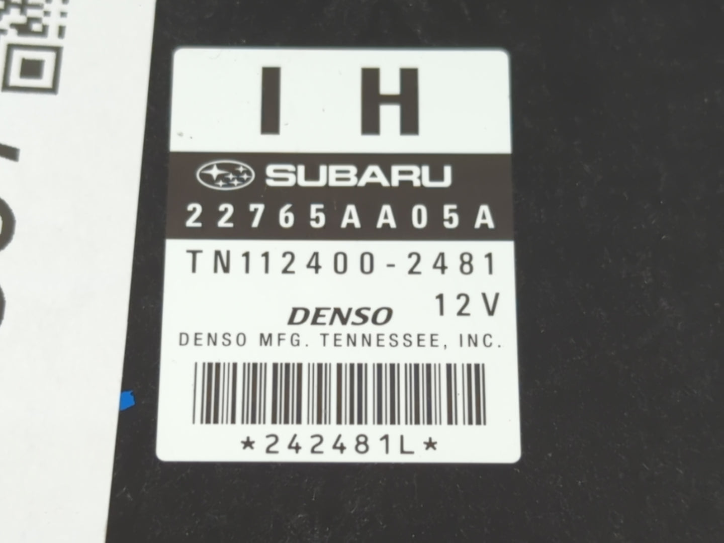 2010 Subaru Legacy PCM Engine Control Computer ECU ECM PCU OEM P/N:TN112400-2481 22765AA05A Fits OEM Used Auto Parts - Oemus