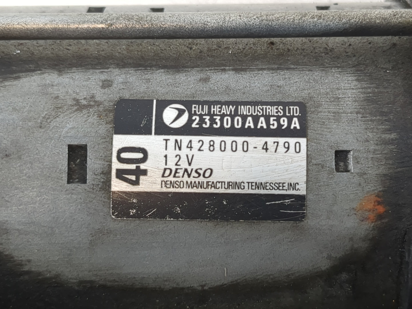 2008-2015 Subaru Legacy Car Starter Motor Solenoid OEM P/N:23300AA59A Fits Fits 2008 2009 2010 2011 2012 2013 2014 2015 OEM 