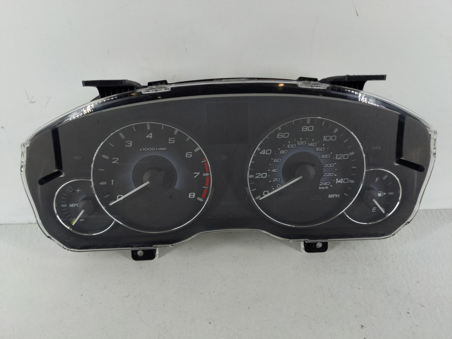 2010 Subaru Legacy Instrument Cluster Speedometer Gauges P/N:85002AJ05A Fits OEM Used Auto Parts - Oemusedautoparts1.com