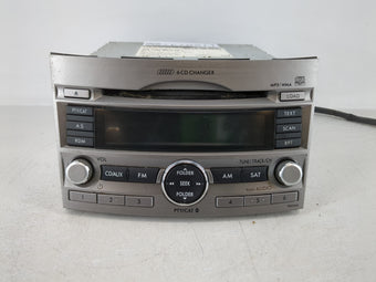 compare product 2010-2012 Subaru Legacy Radio AM FM Cd Player Receiver Replacement P/N:86201AJ60A Fits Fits 2010 2011 2012 OEM Used Auto Parts