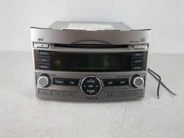 2010-2012 Subaru Legacy Radio AM FM Cd Player Receiver Replacement P/N:86201AJ64A Fits Fits 2010 2011 2012 OEM Used Auto Par