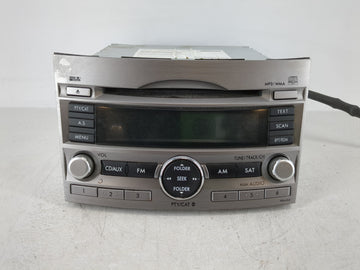 2010-2012 Subaru Legacy Radio AM FM Cd Player Receiver Replacement P/N:86201AJ64A Fits Fits 2010 2011 2012 OEM Used Auto Par