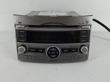 2010-2012 Subaru Legacy Radio AM FM Cd Player Receiver Replacement P/N:86201AJ64A Fits Fits 2010 2011 2012 OEM Used Auto Par