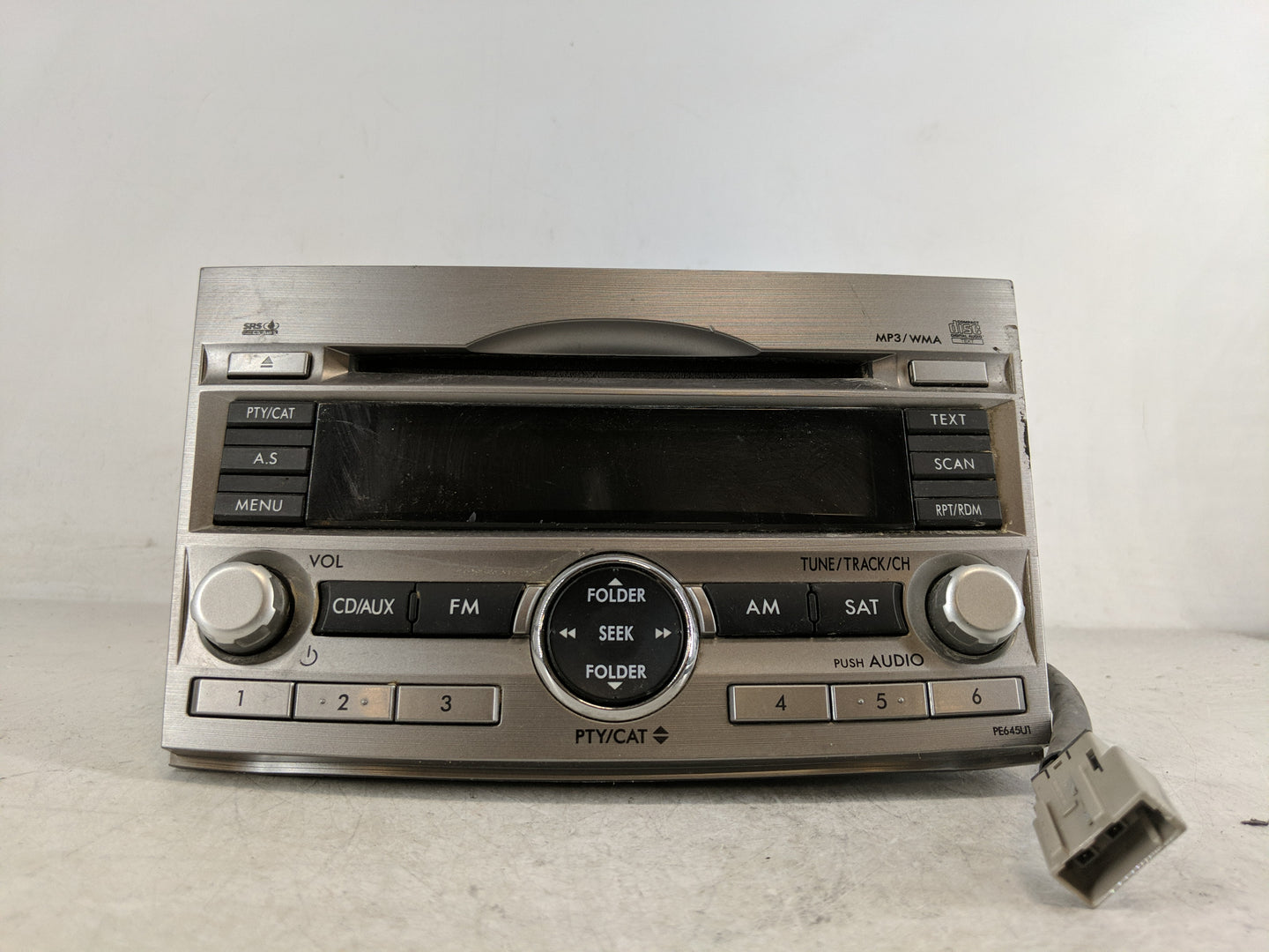 2010-2012 Subaru Legacy Radio AM FM Cd Player Receiver Replacement Fits Fits 2010 2011 2012 OEM Used Auto Parts - Oemusedaut