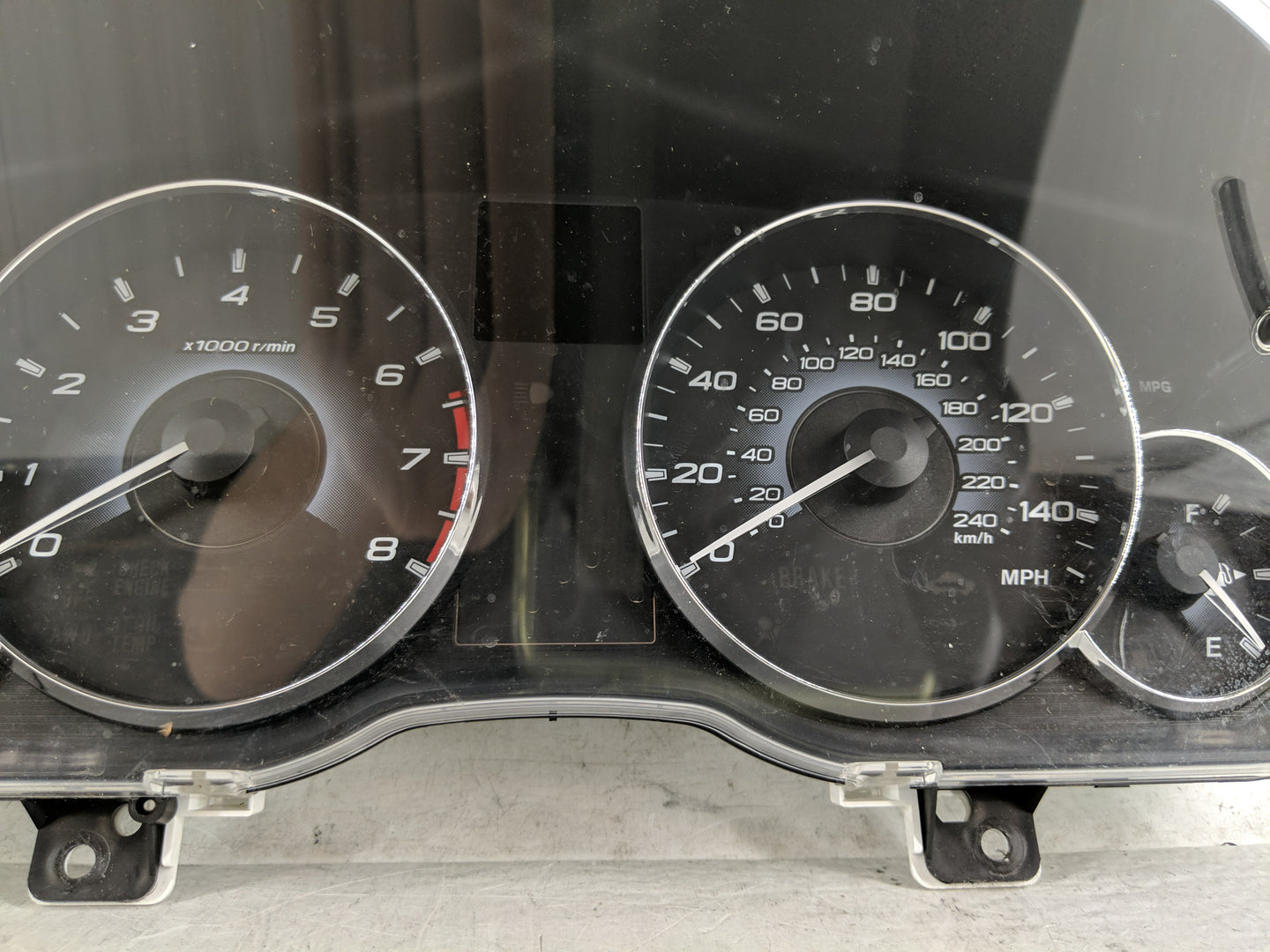 2010 Subaru Legacy Instrument Cluster Speedometer Gauges P/N:85002AJ08A Fits OEM Used Auto Parts - Oemusedautoparts1.com