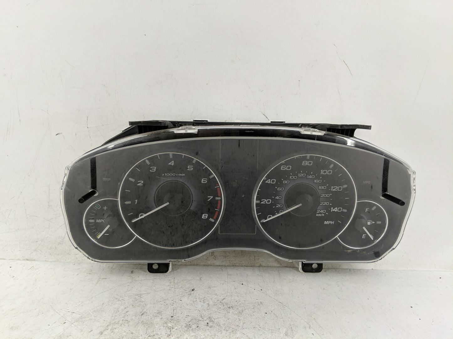 2010 Subaru Legacy Instrument Cluster Speedometer Gauges P/N:85002AJ05A Fits OEM Used Auto Parts - Oemusedautoparts1.com