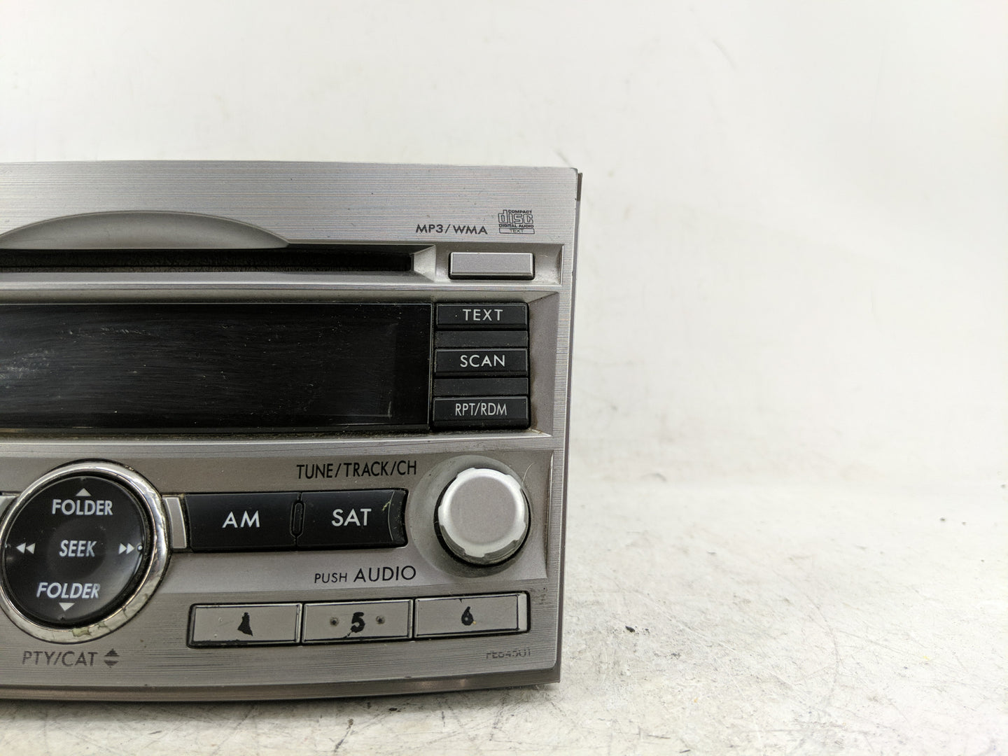 2010 Subaru Legacy Radio AM FM Cd Player Receiver Replacement Fits OEM Used Auto Parts - Oemusedautoparts1.com