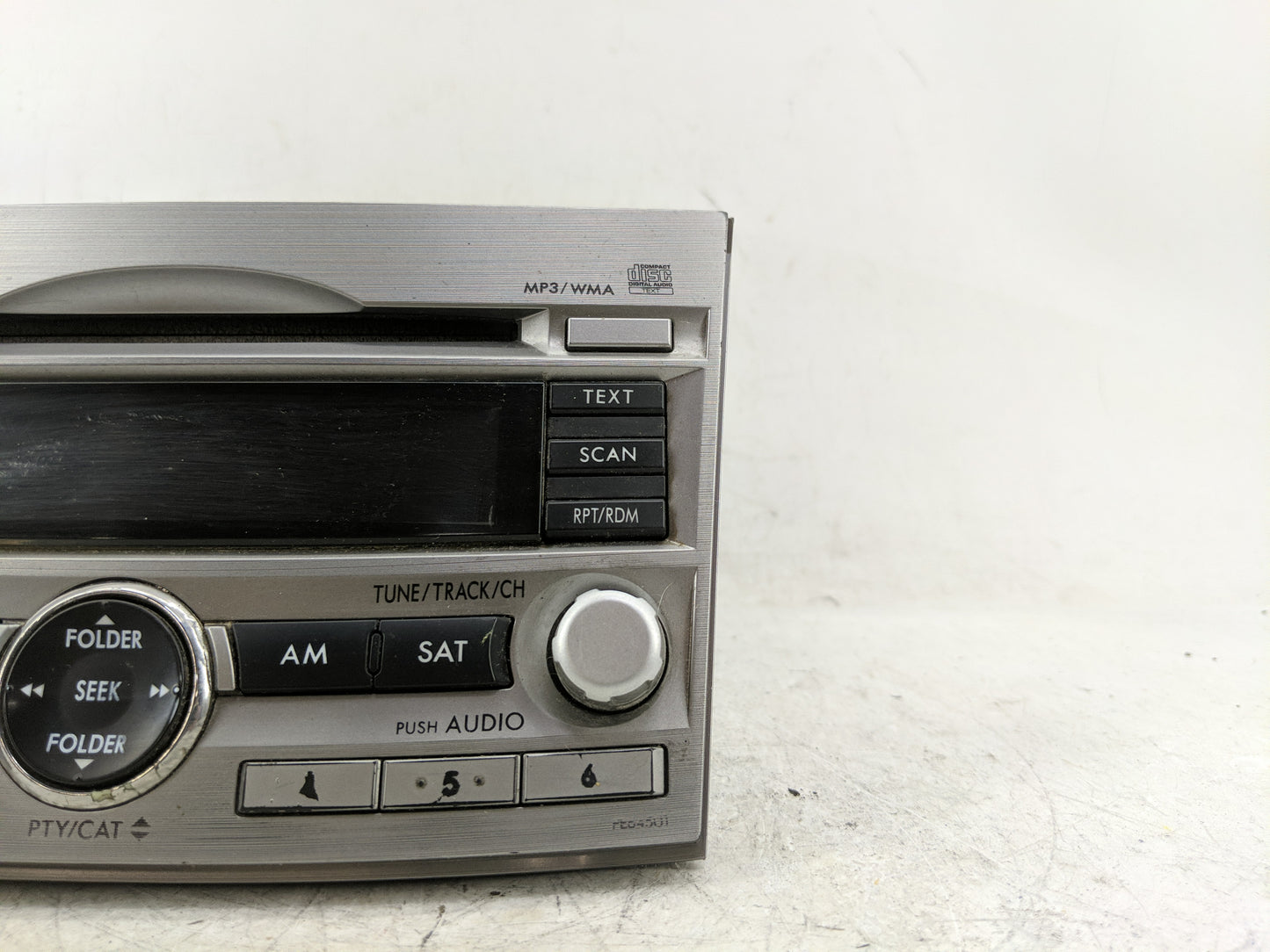 2010 Subaru Legacy Radio AM FM Cd Player Receiver Replacement Fits OEM Used Auto Parts - Oemusedautoparts1.com