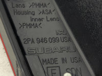2010-2014 Subaru Legacy Tail Light Assembly Passenger Right OEM P/N:2PA 946 099 Fits Fits 2010 2011 2012 2013 2014 OEM Used 