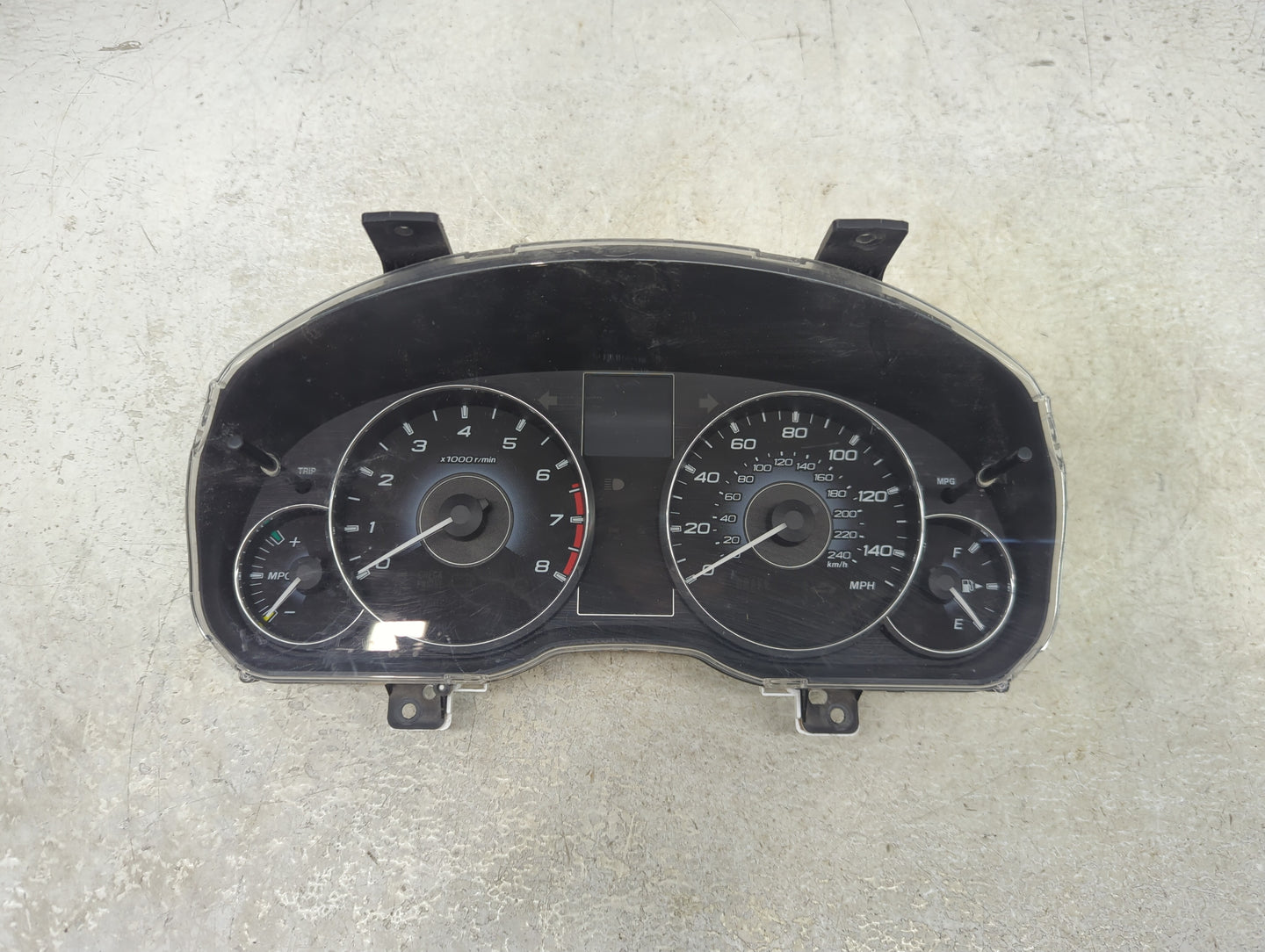 2010 Subaru Legacy Instrument Cluster Speedometer Gauges P/N:85002AJ05A Fits OEM Used Auto Parts - Oemusedautoparts1.com