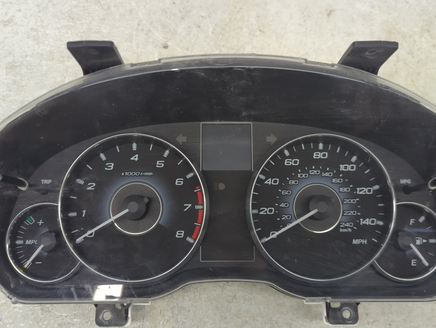 2010 Subaru Legacy Instrument Cluster Speedometer Gauges P/N:85002AJ05A Fits OEM Used Auto Parts - Oemusedautoparts1.com