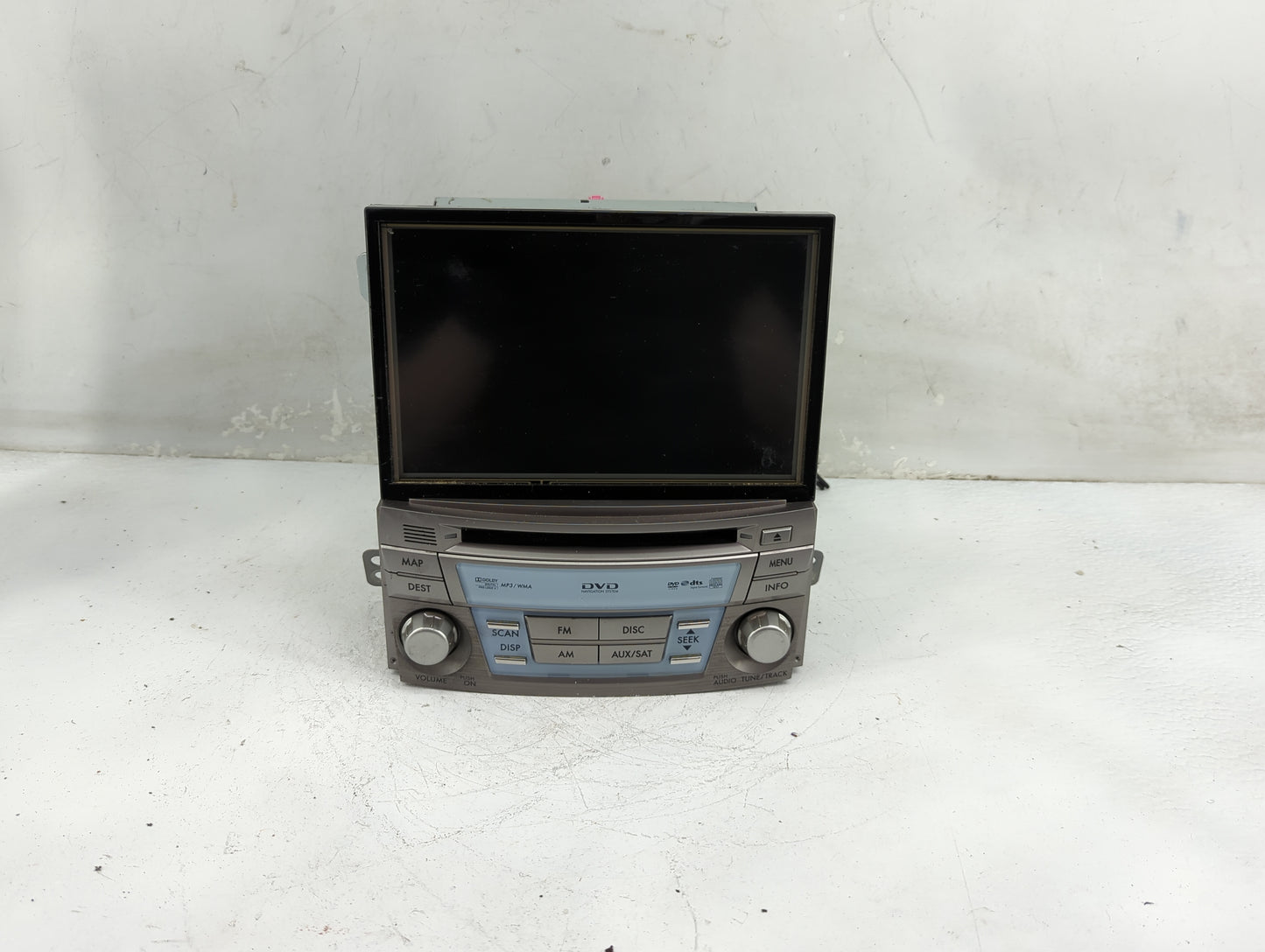 2010-2012 Subaru Legacy Radio AM FM Cd Player Receiver Replacement P/N:86271AJ60A 07100219, IOM39574 Fits Fits 2010 2011 201