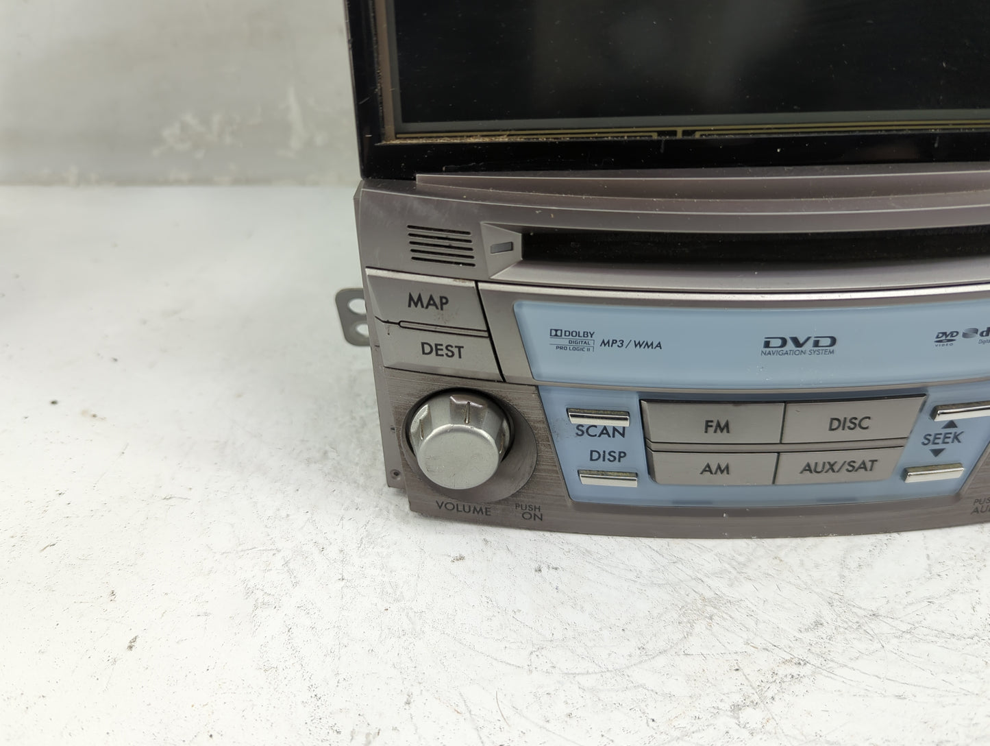 2010-2012 Subaru Legacy Radio AM FM Cd Player Receiver Replacement P/N:86271AJ60A 07100219, IOM39574 Fits Fits 2010 2011 201