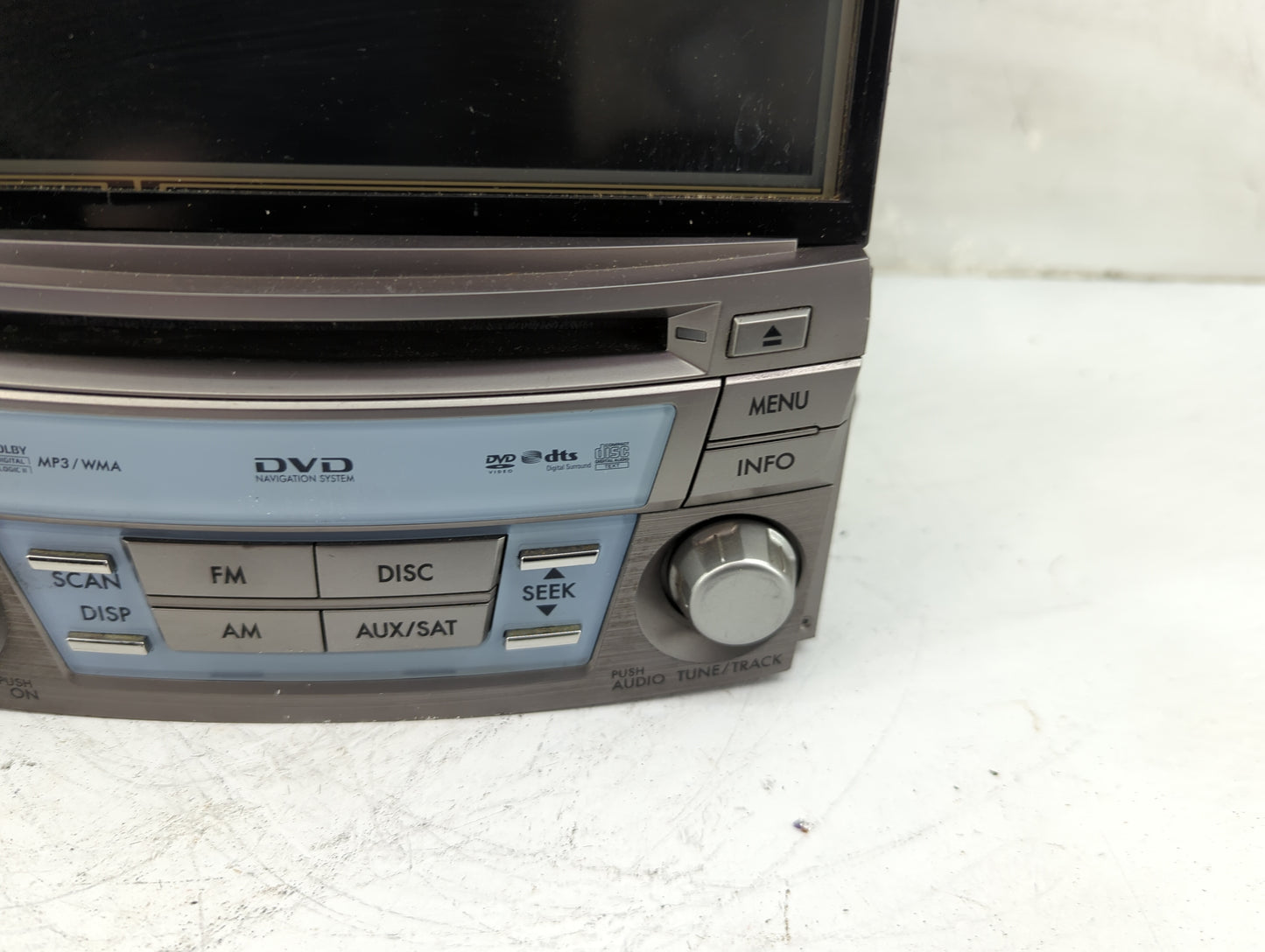 2010-2012 Subaru Legacy Radio AM FM Cd Player Receiver Replacement P/N:86271AJ60A 07100219, IOM39574 Fits Fits 2010 2011 201