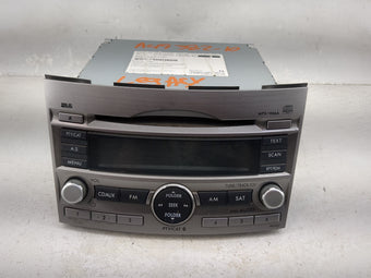 compare product 2010-2012 Subaru Legacy Radio AM FM Cd Player Receiver Replacement P/N:86201AJ64A CQJF1860VD Fits Fits 2010 2011 2012 OEM Used Auto Parts