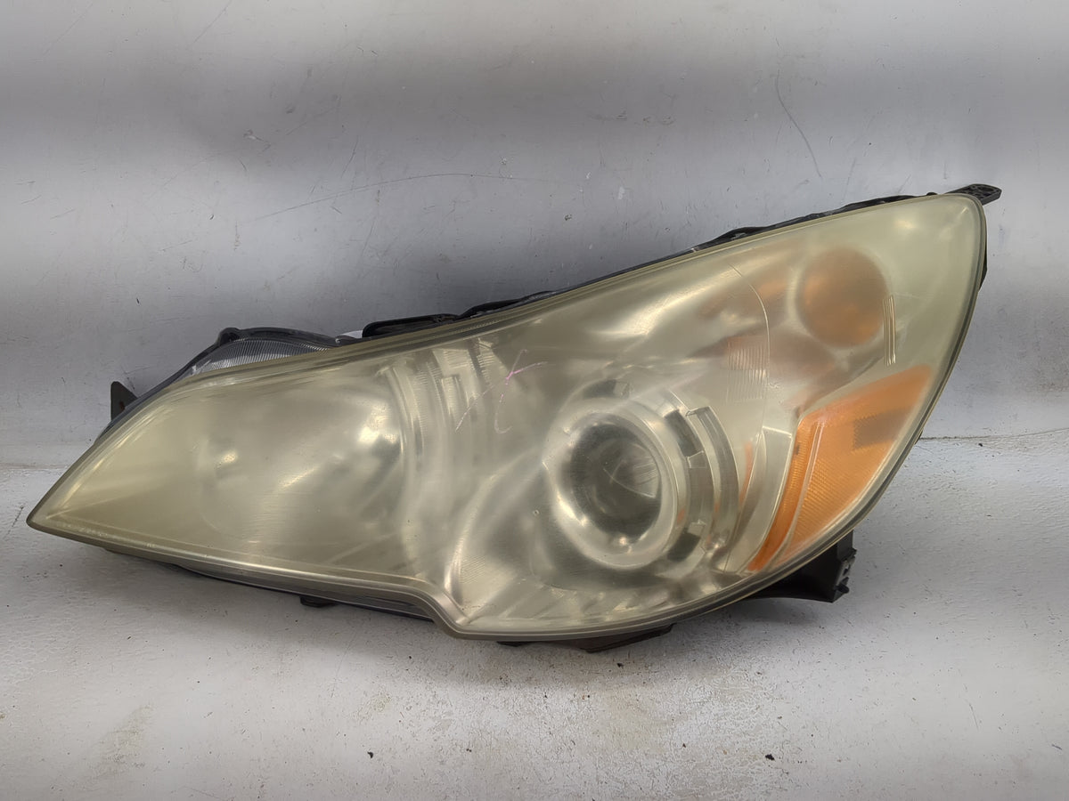 2010-2012 Subaru Legacy Driver Left Oem Head Light Headlight Lamp Black - Oemusedautoparts1.com