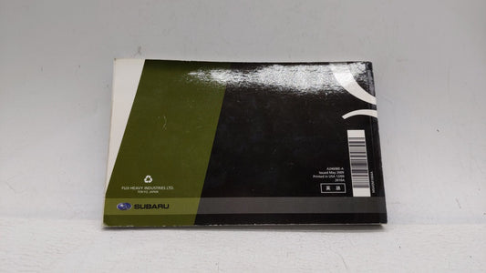 2010 Subaru Legacy Owners Manual Book Guide OEM Used Auto Parts