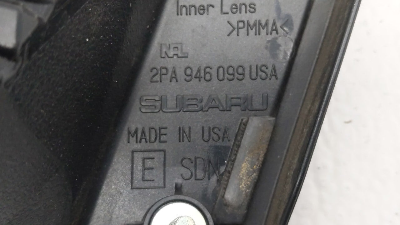2010-2014 Subaru Legacy Tail Light Assembly Driver Left OEM P/N:2PA 946 099 Fits Fits 2010 2011 2012 2013 2014 OEM Used Auto