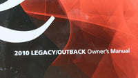 2010 Subaru Legacy Owners Manual Book Guide OEM Used Auto Parts - Oemusedautoparts1.com