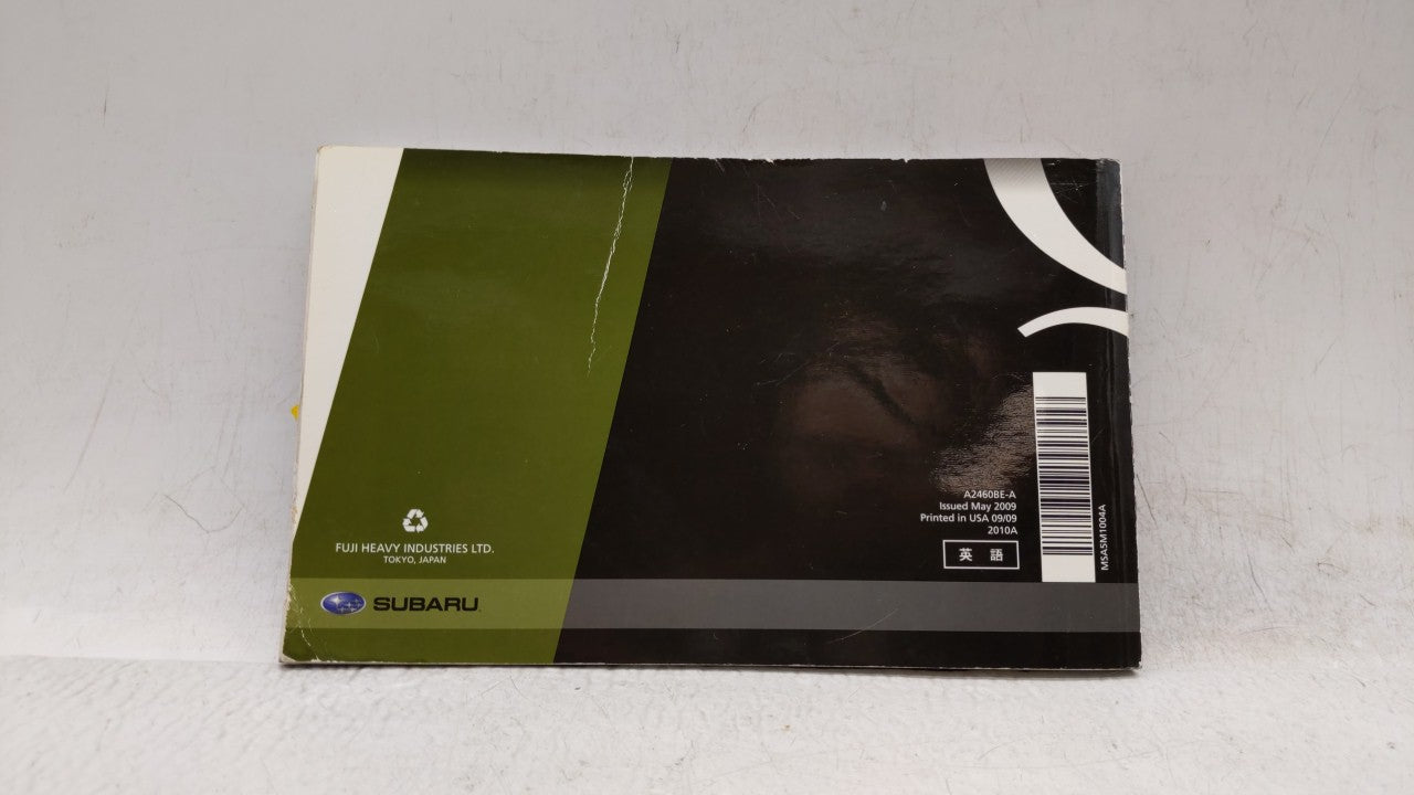2010 Subaru Legacy Owners Manual Book Guide OEM Used Auto Parts - Oemusedautoparts1.com