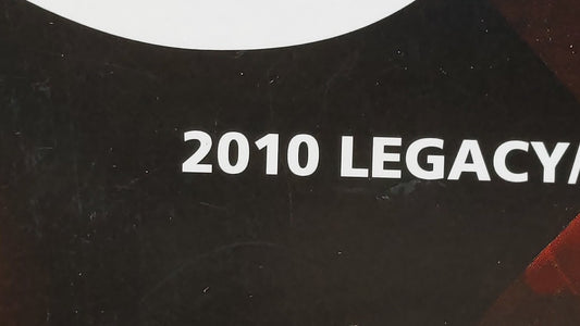 2010 Subaru Legacy Owners Manual Book Guide OEM Used Auto Parts