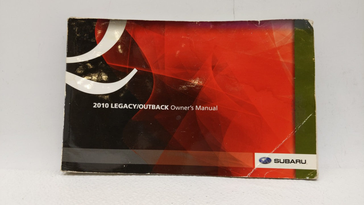 2010 Subaru Legacy Owners Manual Book Guide OEM Used Auto Parts - Oemusedautoparts1.com