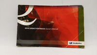 2010 Subaru Legacy Owners Manual Book Guide OEM Used Auto Parts - Oemusedautoparts1.com