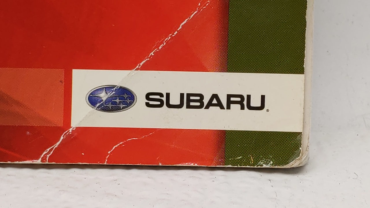 2010 Subaru Legacy Owners Manual Book Guide OEM Used Auto Parts - Oemusedautoparts1.com
