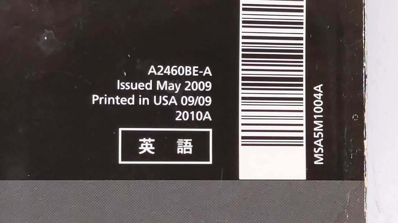 2010 Subaru Legacy Owners Manual Book Guide OEM Used Auto Parts - Oemusedautoparts1.com