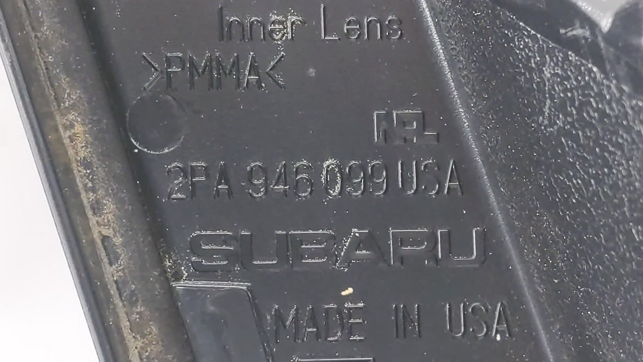 2010-2014 Subaru Legacy Tail Light Assembly Passenger Right OEM Fits Fits 2010 2011 2012 2013 2014 OEM Used Auto Parts - Oem