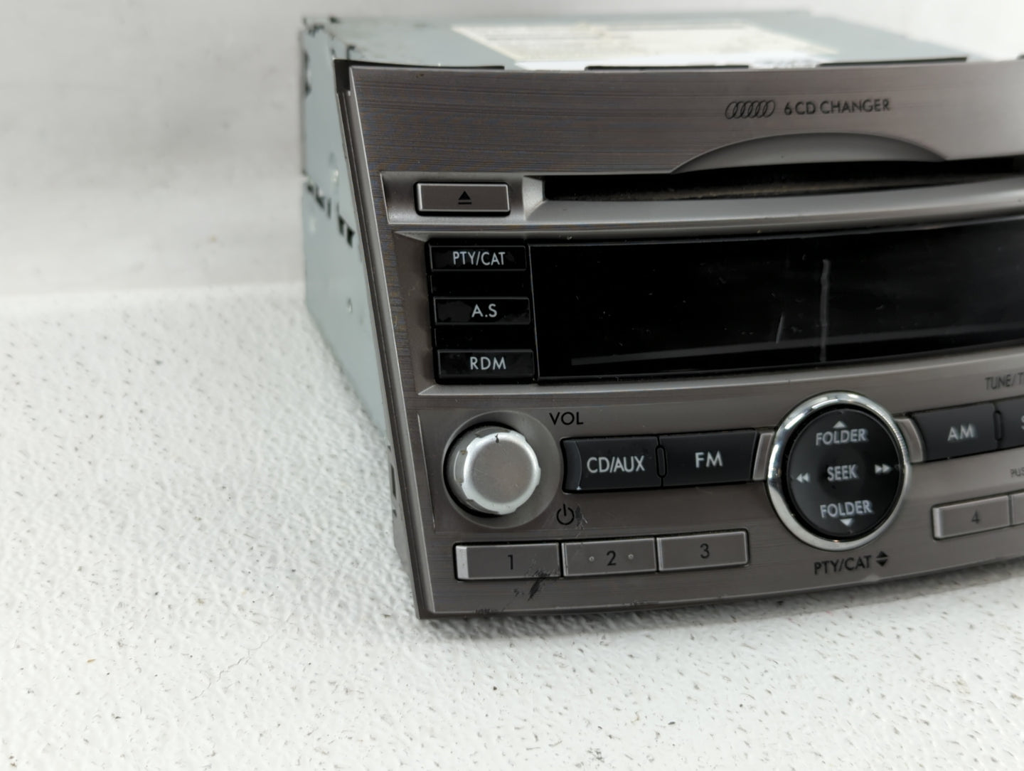 2010-2012 Subaru Legacy Radio AM FM Cd Player Receiver Replacement P/N:86201AJ62A 86201AJ64A, 86201AJ60A Fits Fits 2010 2011