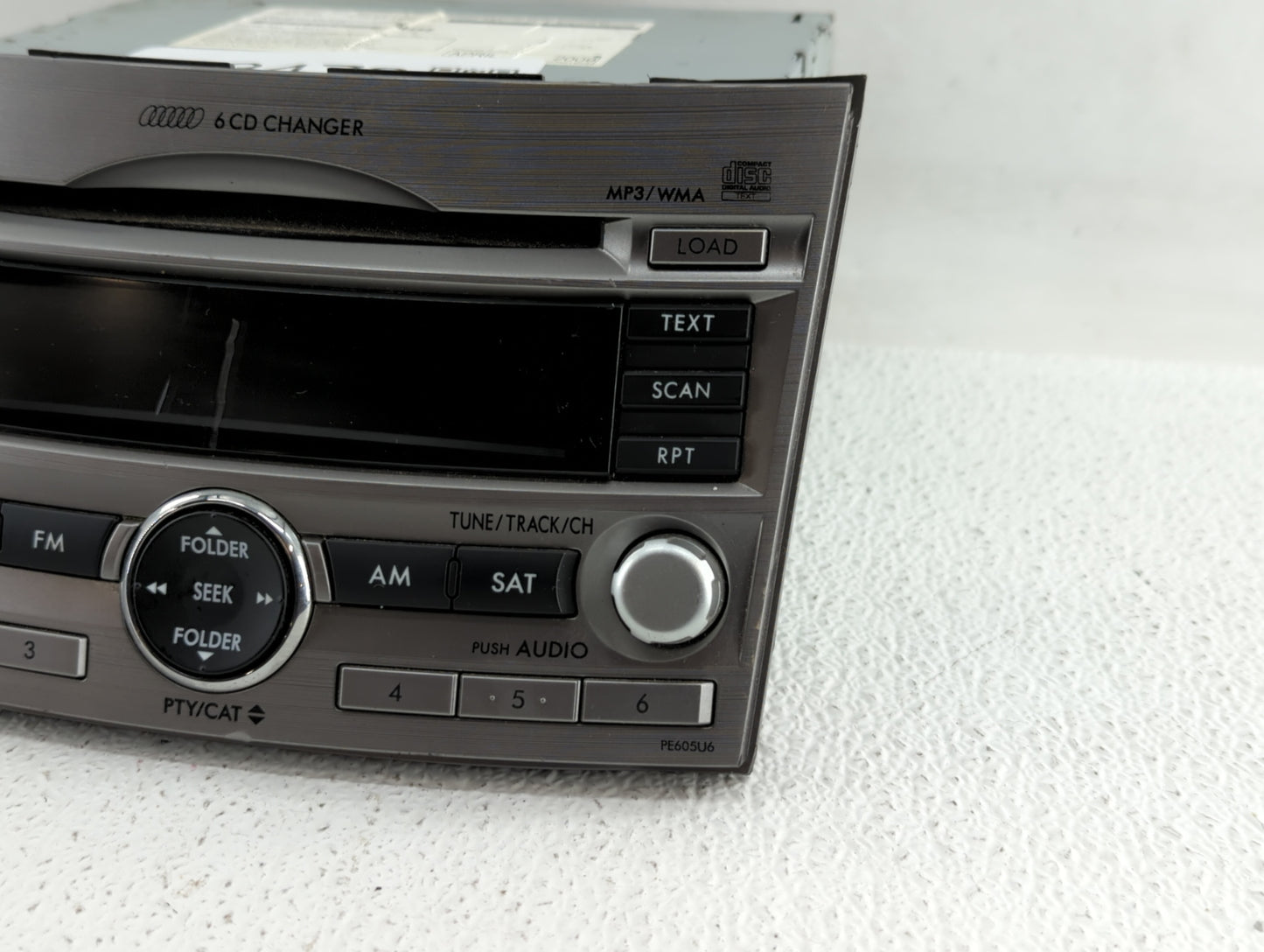 2010-2012 Subaru Legacy Radio AM FM Cd Player Receiver Replacement P/N:86201AJ62A 86201AJ64A, 86201AJ60A Fits Fits 2010 2011