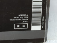 2010 Subaru Legacy Owners Manual Book Guide P/N:A2460BE-A OEM Used Auto Parts - Oemusedautoparts1.com